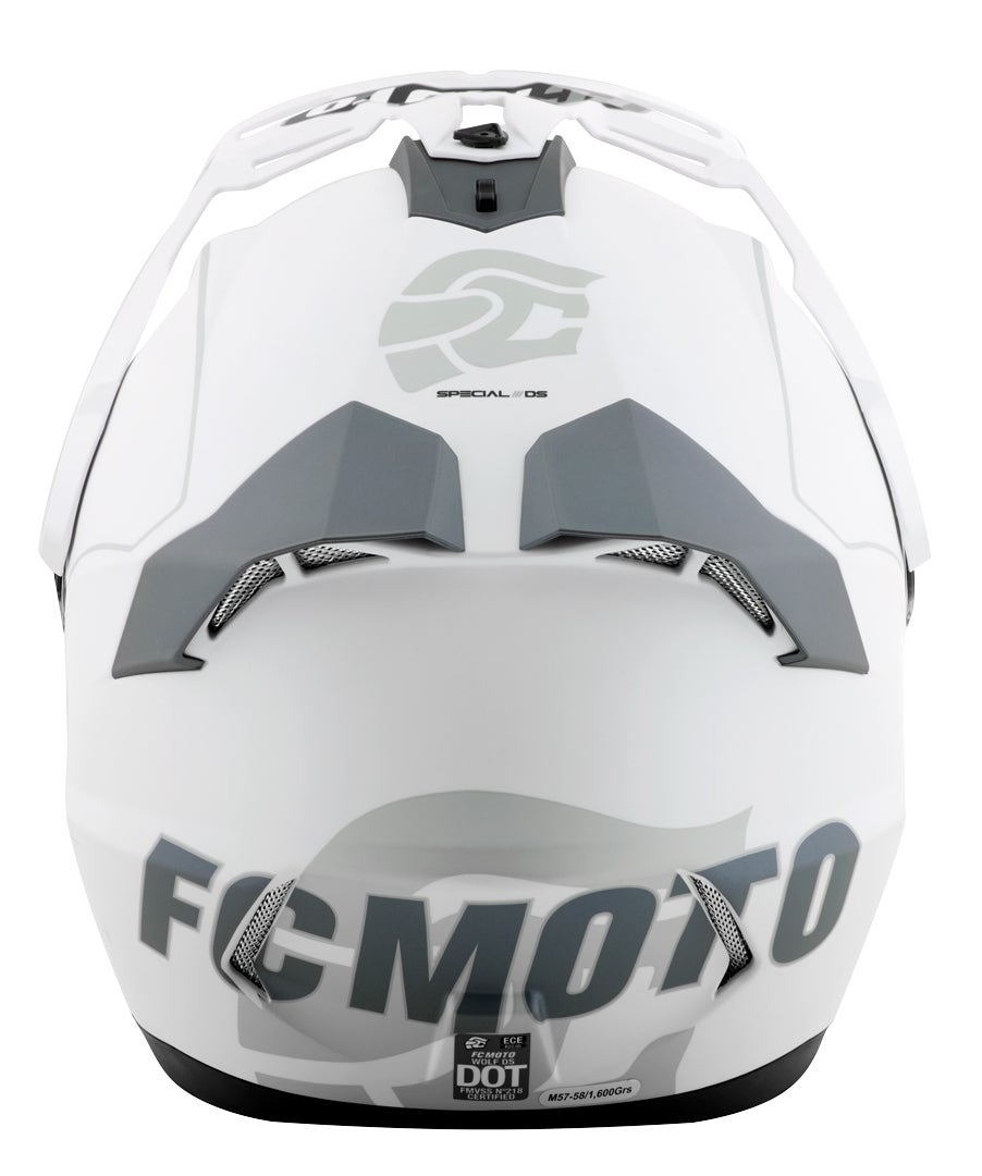 FC-Moto Merkur Pro Straight Enduro Helmet white matt L Figure 11