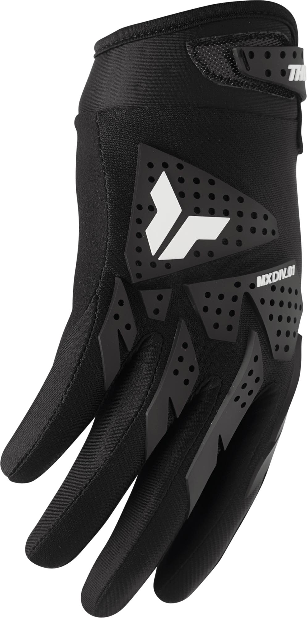 Thor Launchmode XP Gants de motocross pour femmes noir L Figure 3