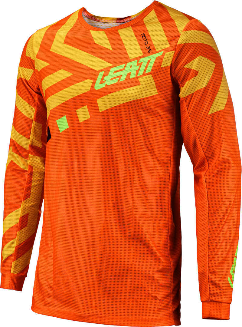 Leatt 3.5 Ride Pattern 2024 Conjunto de Camisetas e Calças de Motocross Laranja 3XL Figura 9
