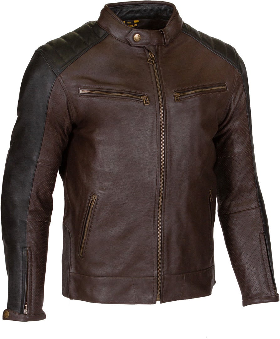 Side view of Merlin Chase II D3O Motorcycle Leather Jacket
