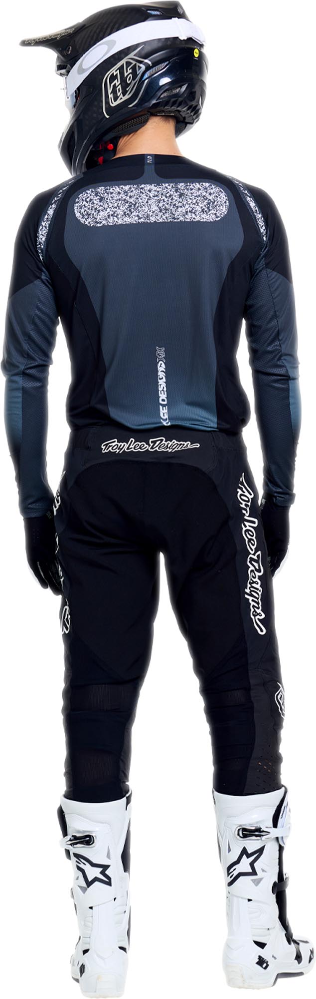Troy Lee Designs SE Pro Sever Motocross Jersey schwarz/grau M Abbildung 15