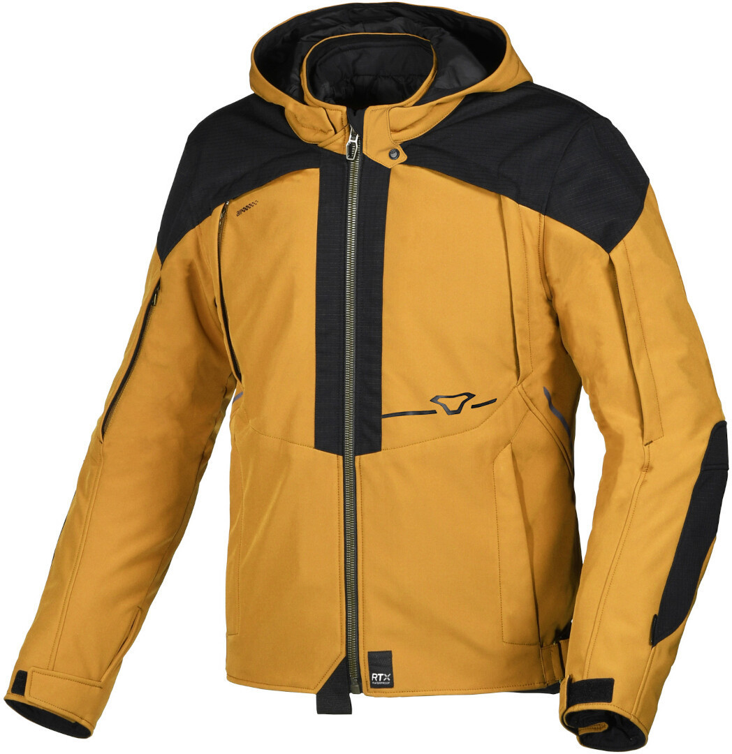Macna Territor wasserdichte Motorrad Textiljacke hellbraun (camel) XXL Abbildung 1