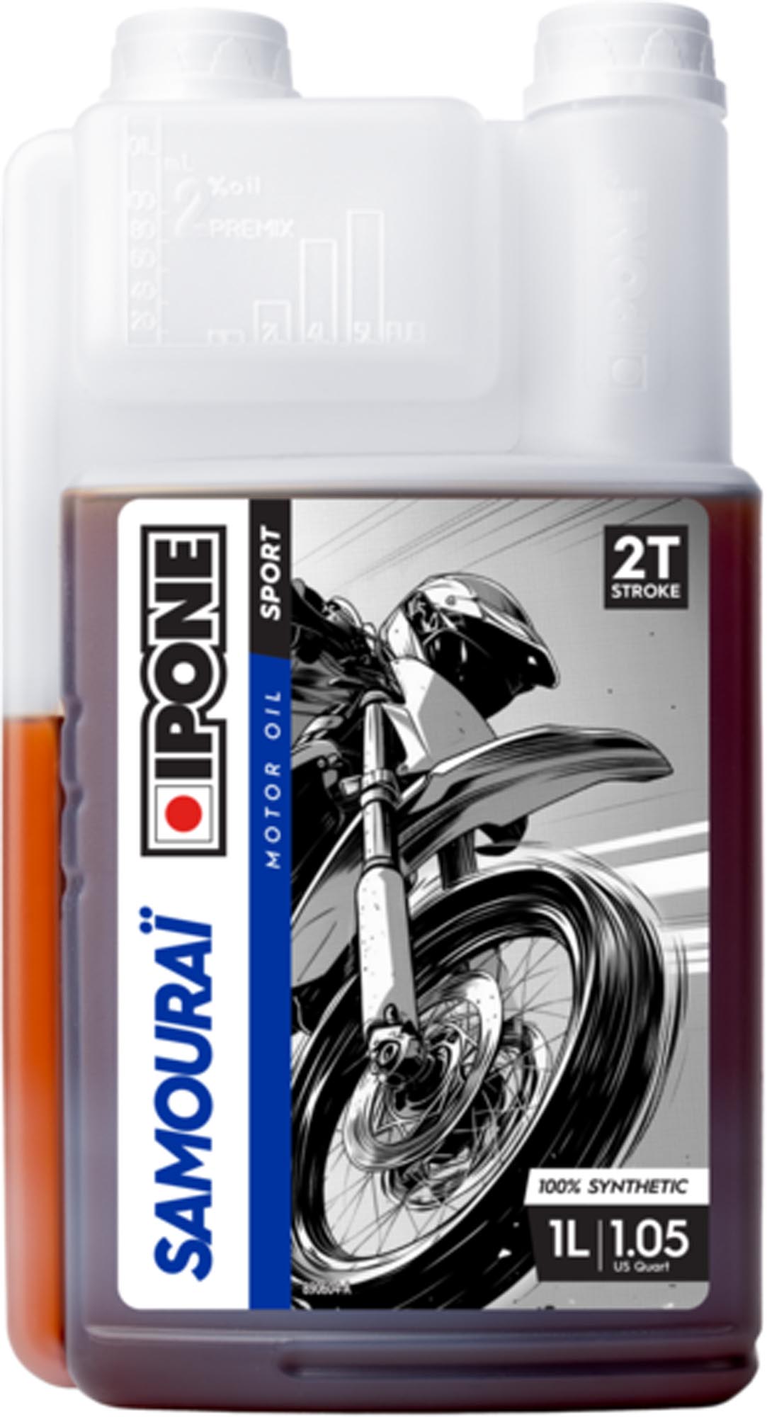 IPONE Samourai Racing 2T Motoröl 1 Liter Abbildung 1