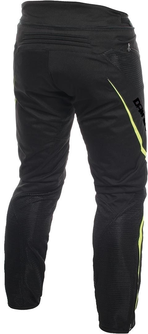Dainese Drake Air D-Dry Pantaloni textile pentru motociclete Negru/Alb/Galben 44 Figura 2