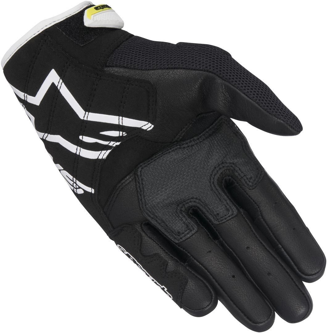 Alpinestars SMX-2 Air Carbon V2 Motorcykel handsker sort/hvid/gul L Figur 2