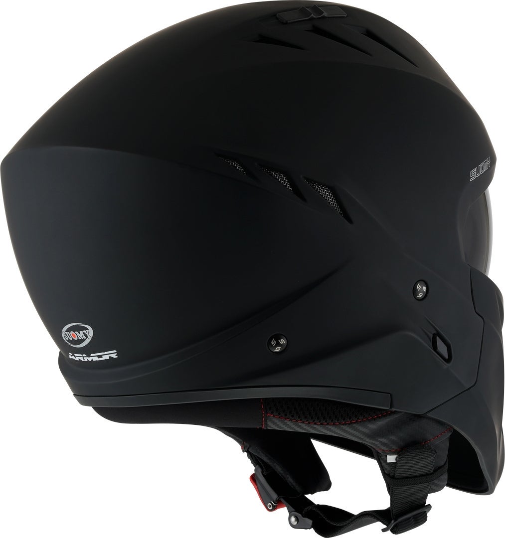 Suomy Armor Plain Trysková přilba Black Matt M (57/58) Obrázek 4