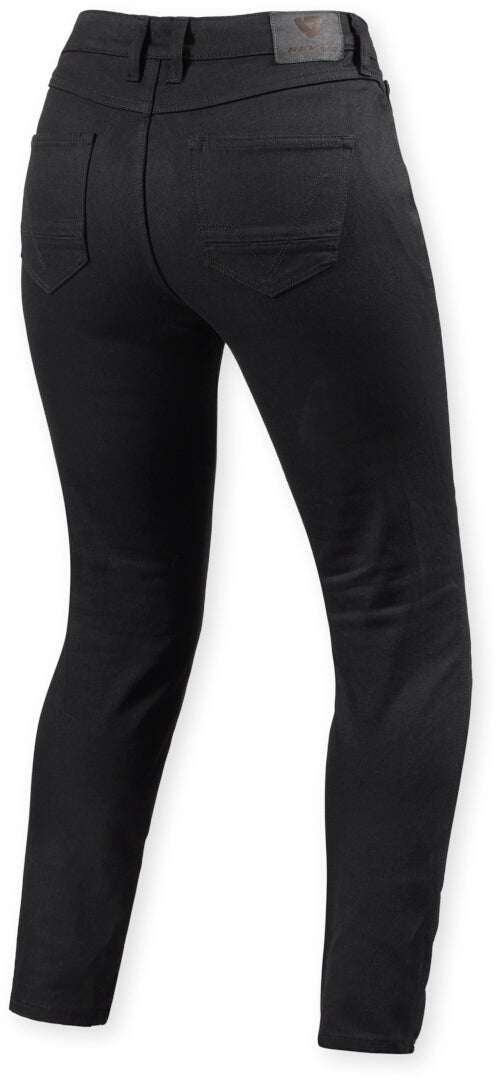 Revit Marzia Skinny Dame Motorcykel Jeans Sort 28/30 Figur 2