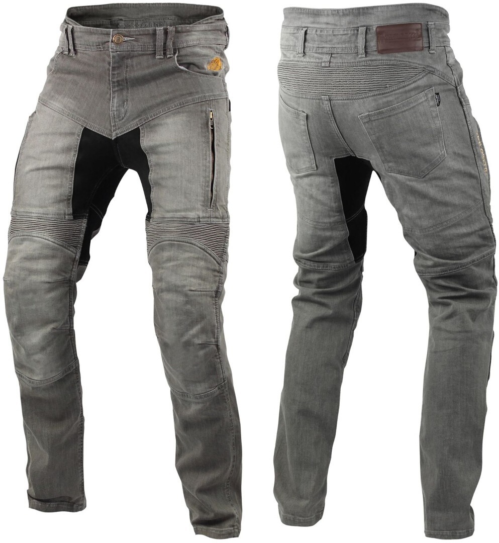 Trilobite Parado Doublelayer Slim Motorrad Jeans hellgrau 42/32 Abbildung 3