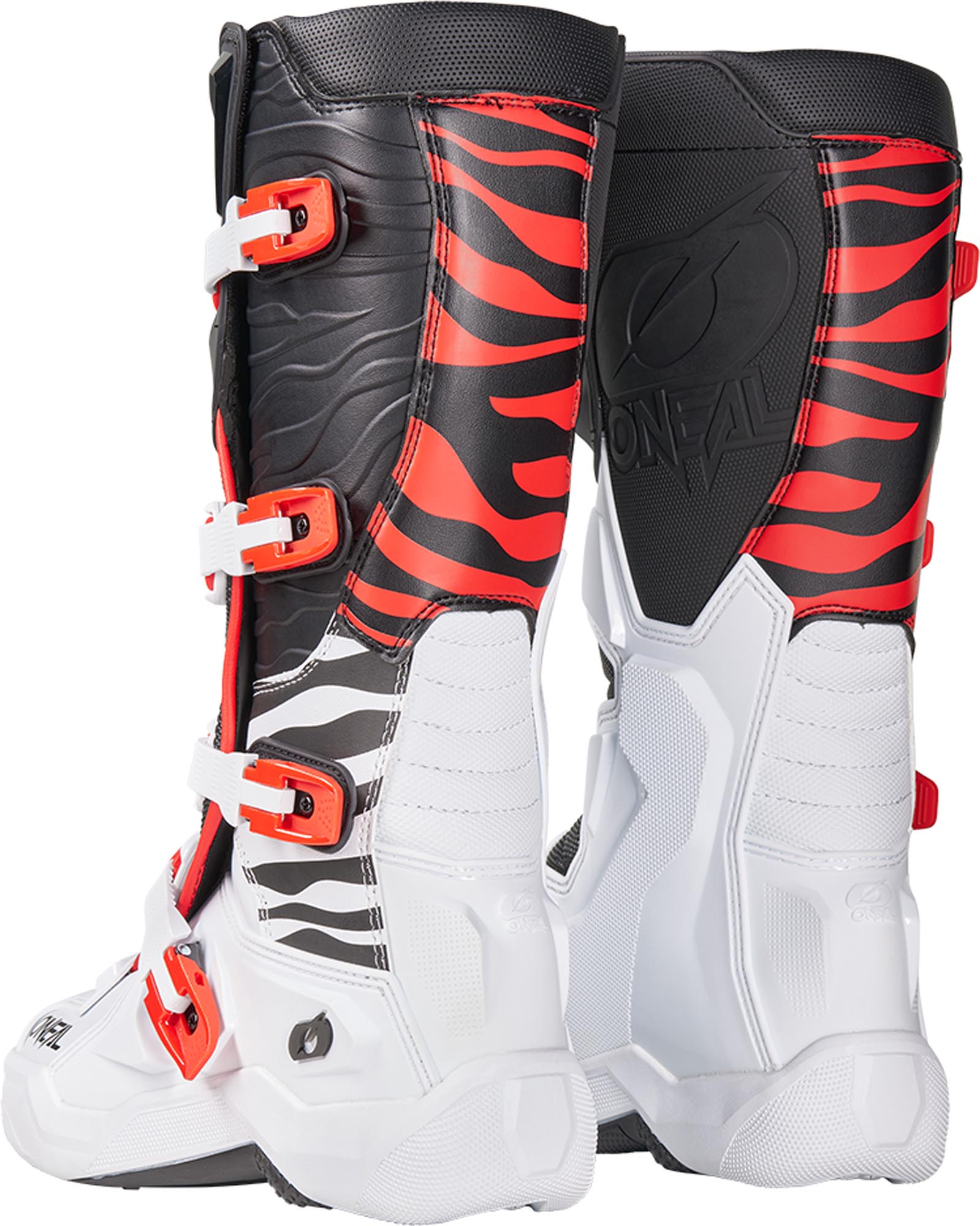 Oneal 3SRS Zebra Motocrosslaarzen zwart/wit/rood 45 Figuur 3