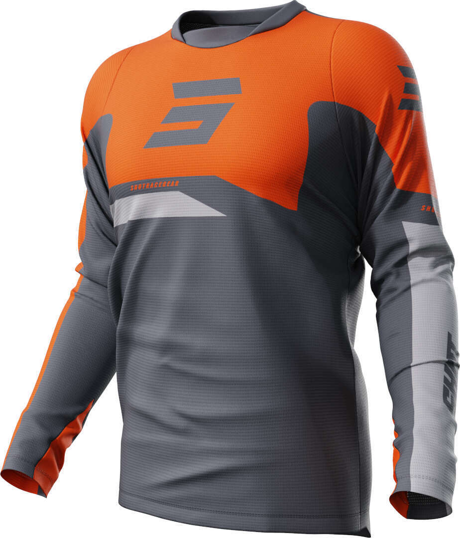 Shot Devo Star Motocross trøje grå/sort 3XL Figur 3