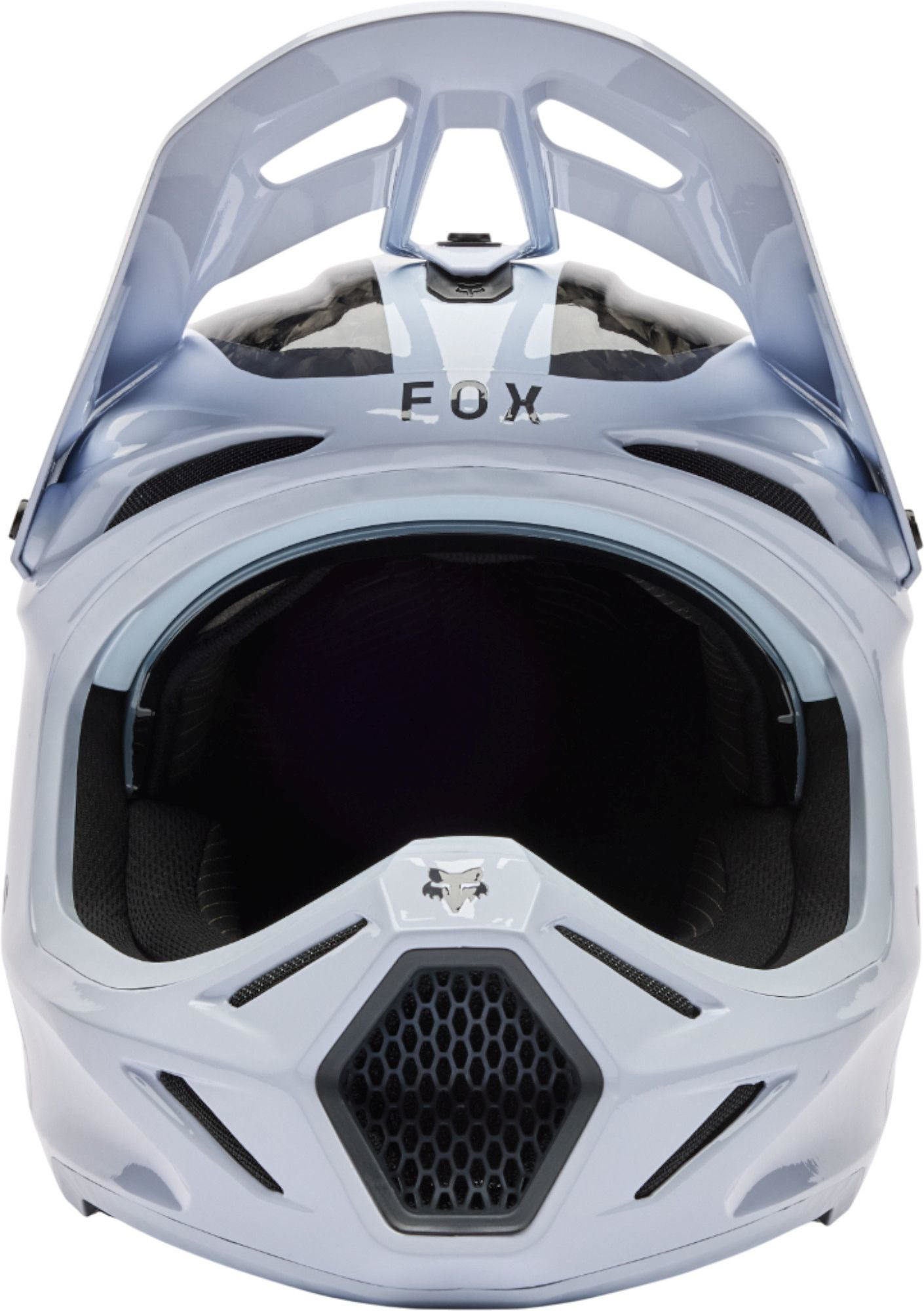 Side view of FOX V3 RS Fracture Carbon Motocross Helmet