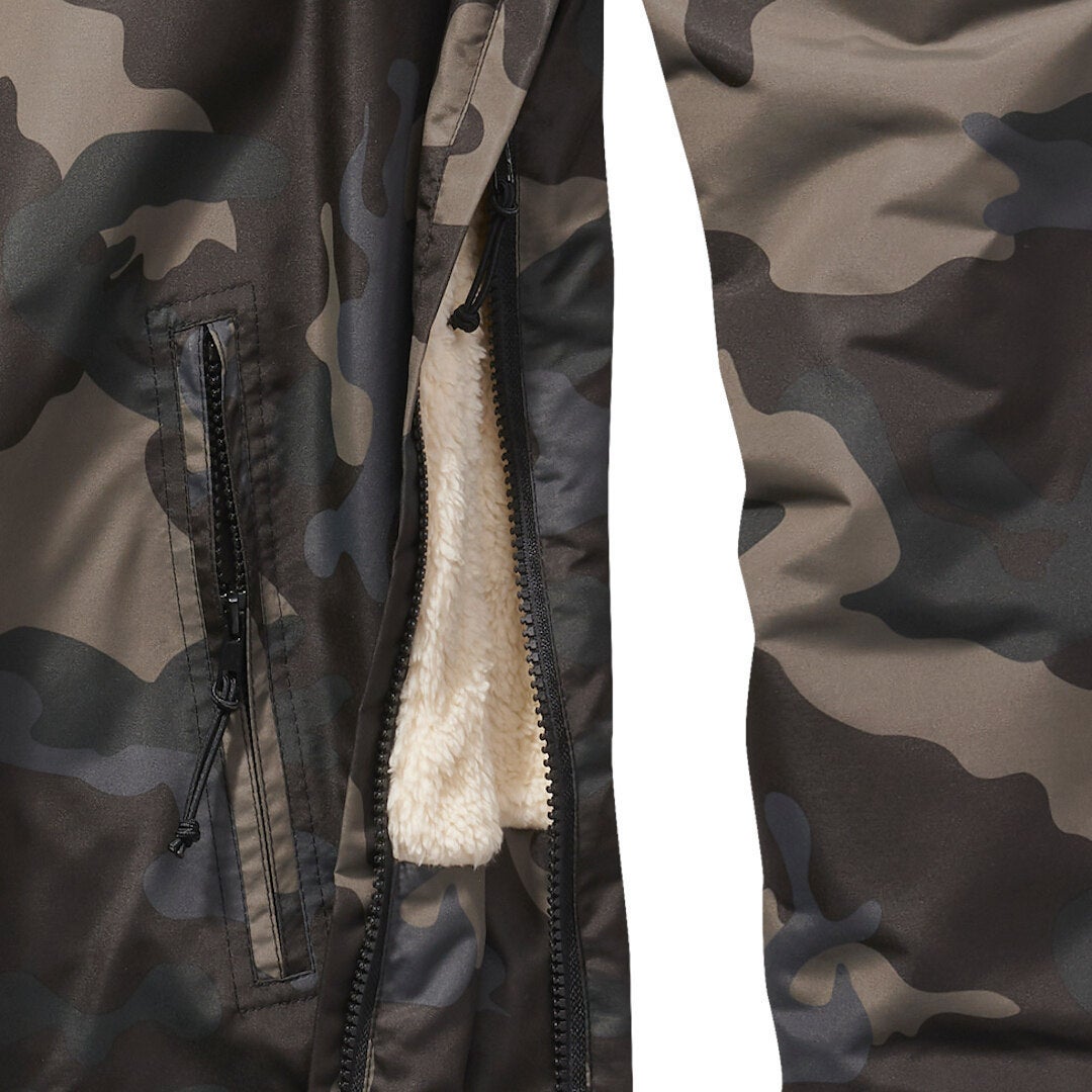 Side view of Brandit Windbreaker Sherpa Jacket