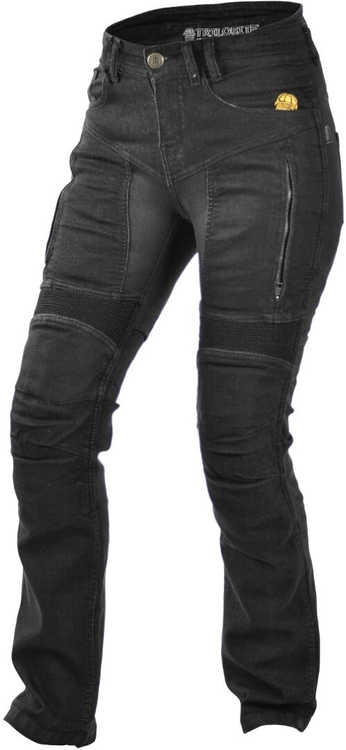 Trilobite Parado Doublelayer Jeans de moto pour femmes noir 32/32 Figure 1