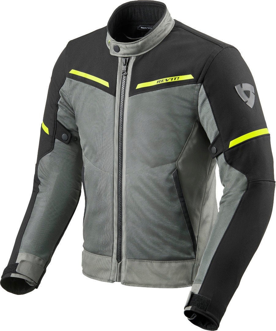 Revit Airwave 3 Motorcycle Textile Jacket grey/black/yellow M Figure 1