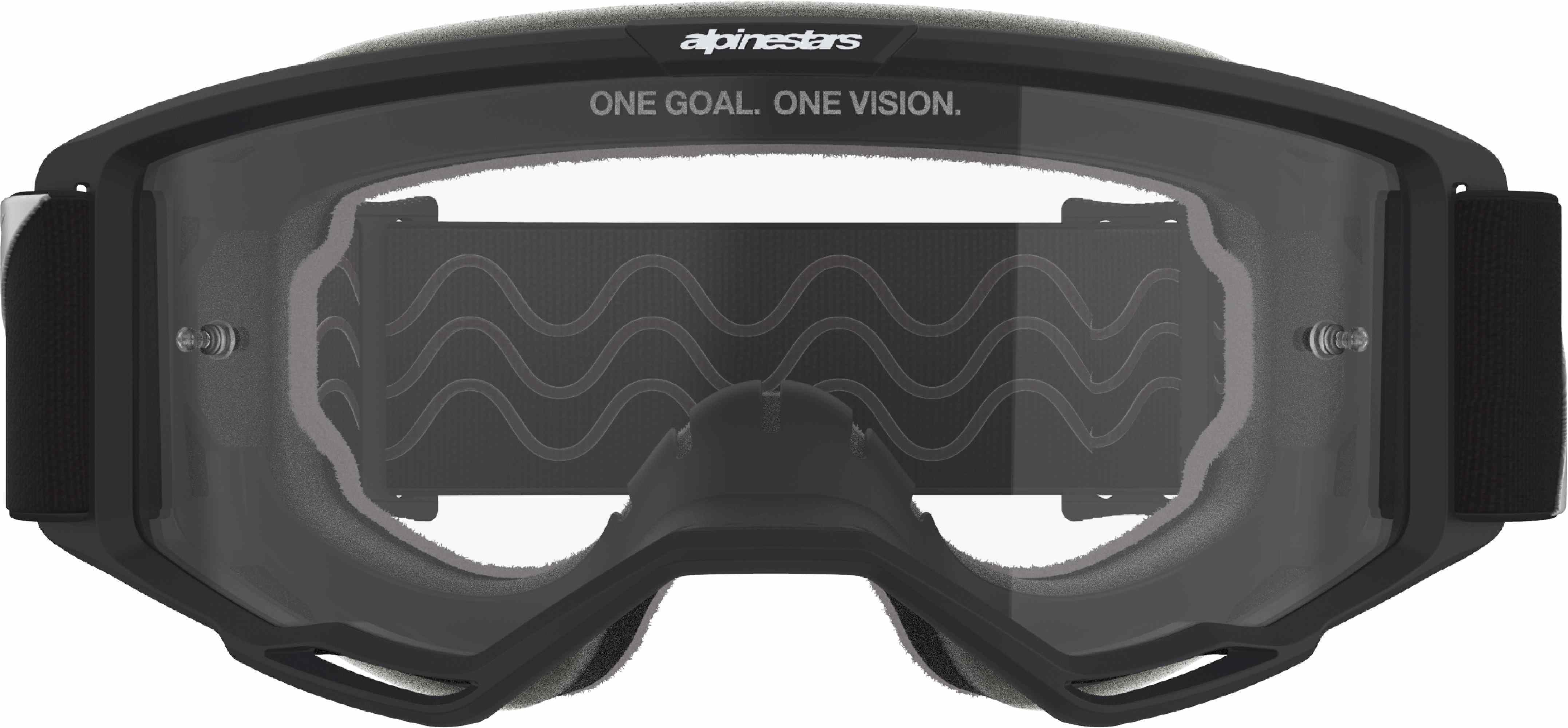Alpinestars Vision OTG Motocross Glasögon Svart/grå Figur 3