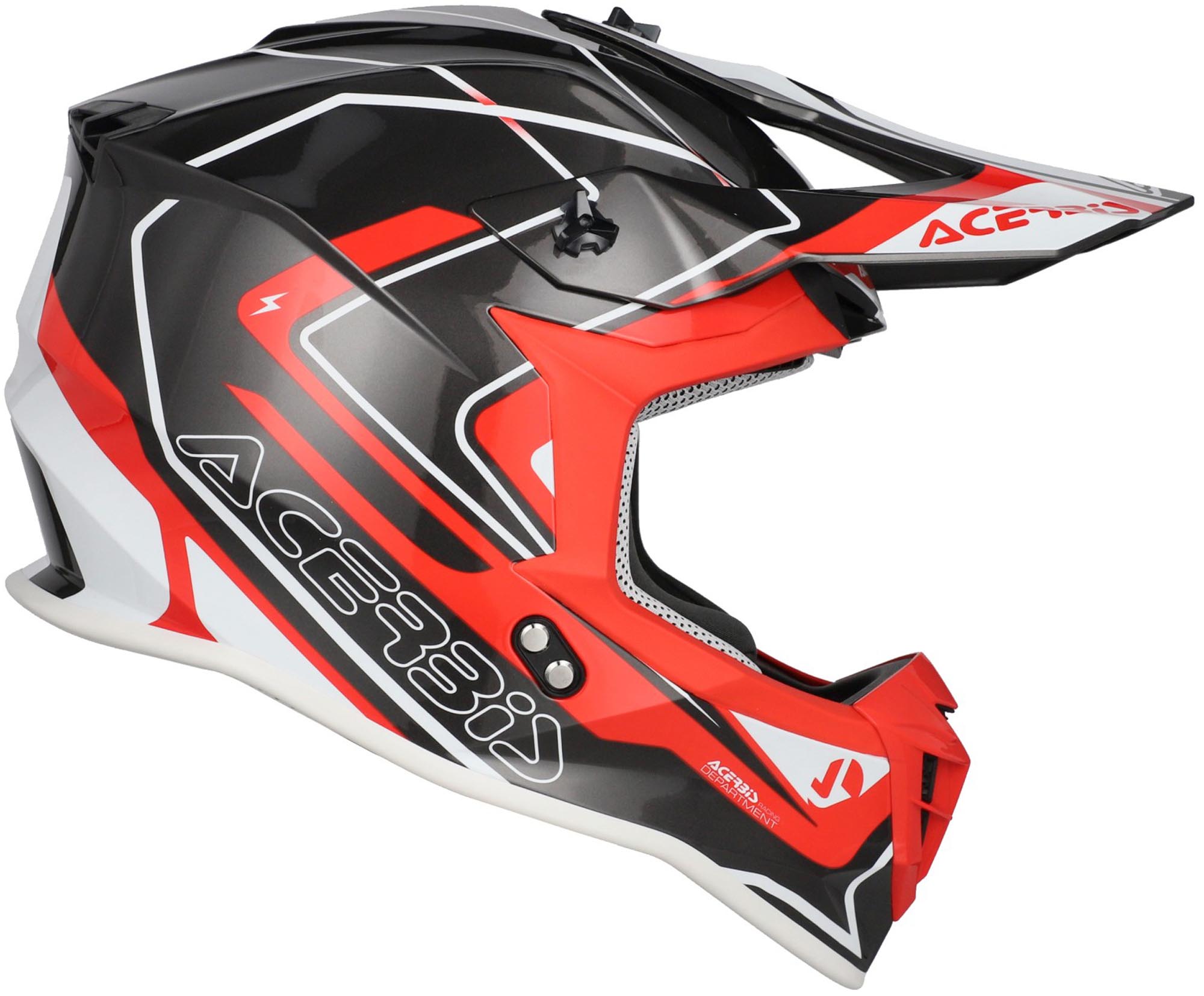 Acerbis Linear 2026 Casco da motocross nero/rosso/bianco S (55/56) Figura 2