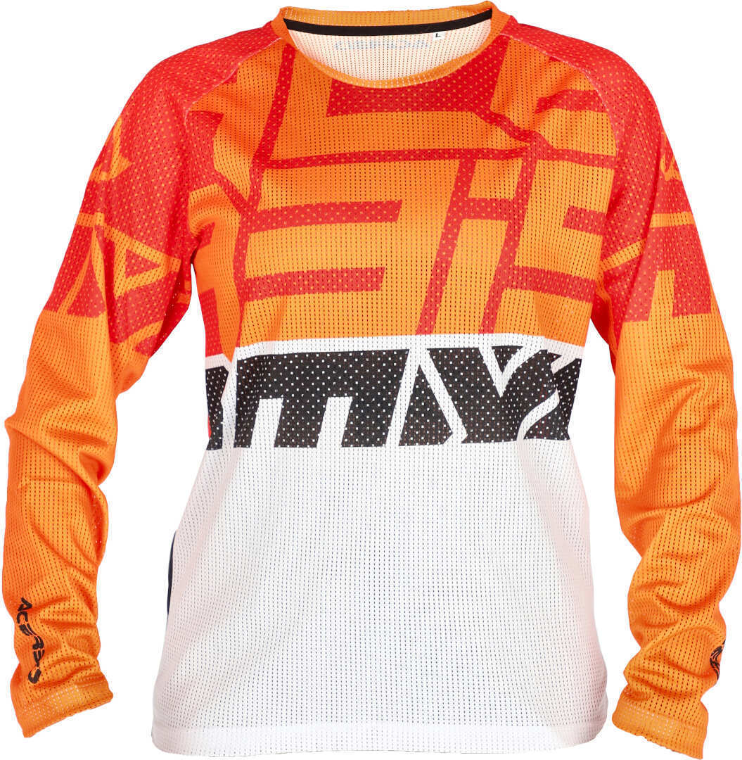 Acerbis MX J-Windy 4 Kinder Motocross Jersey orange/weiß M Abbildung 1
