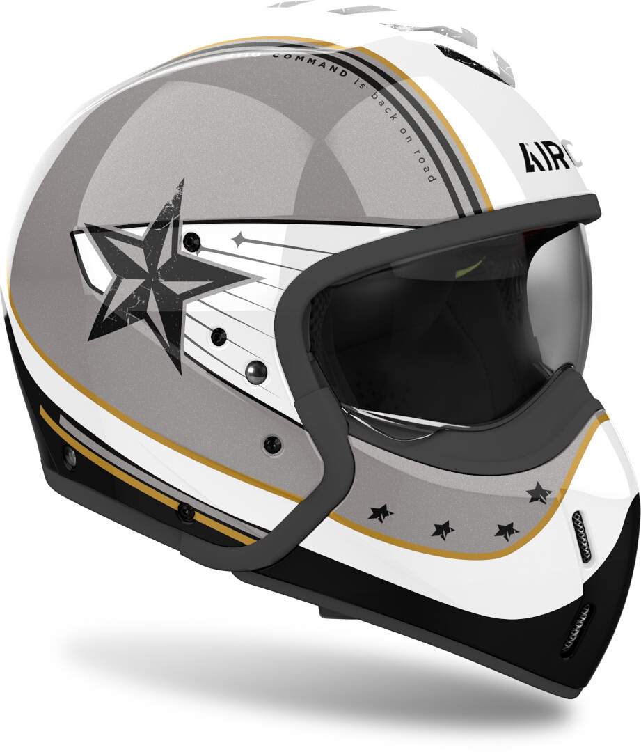 Airoh J110 Command Casco Jet Gris/Negro/Blanco M (57/58) Figura 4