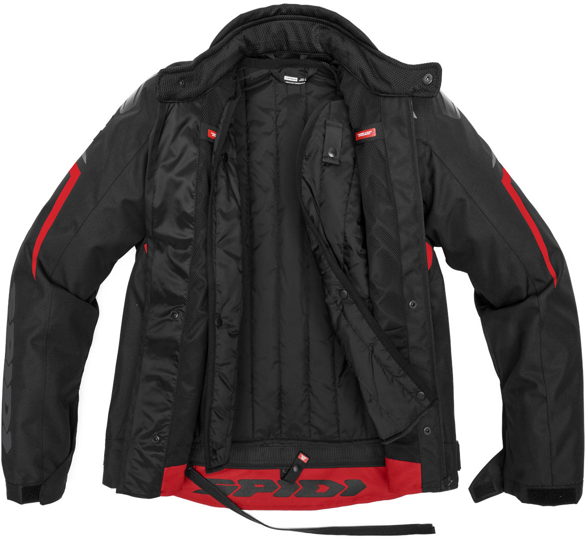 Spidi Sportmaster H2Out Motorrad Textiljacke schwarz/rot L Abbildung 3