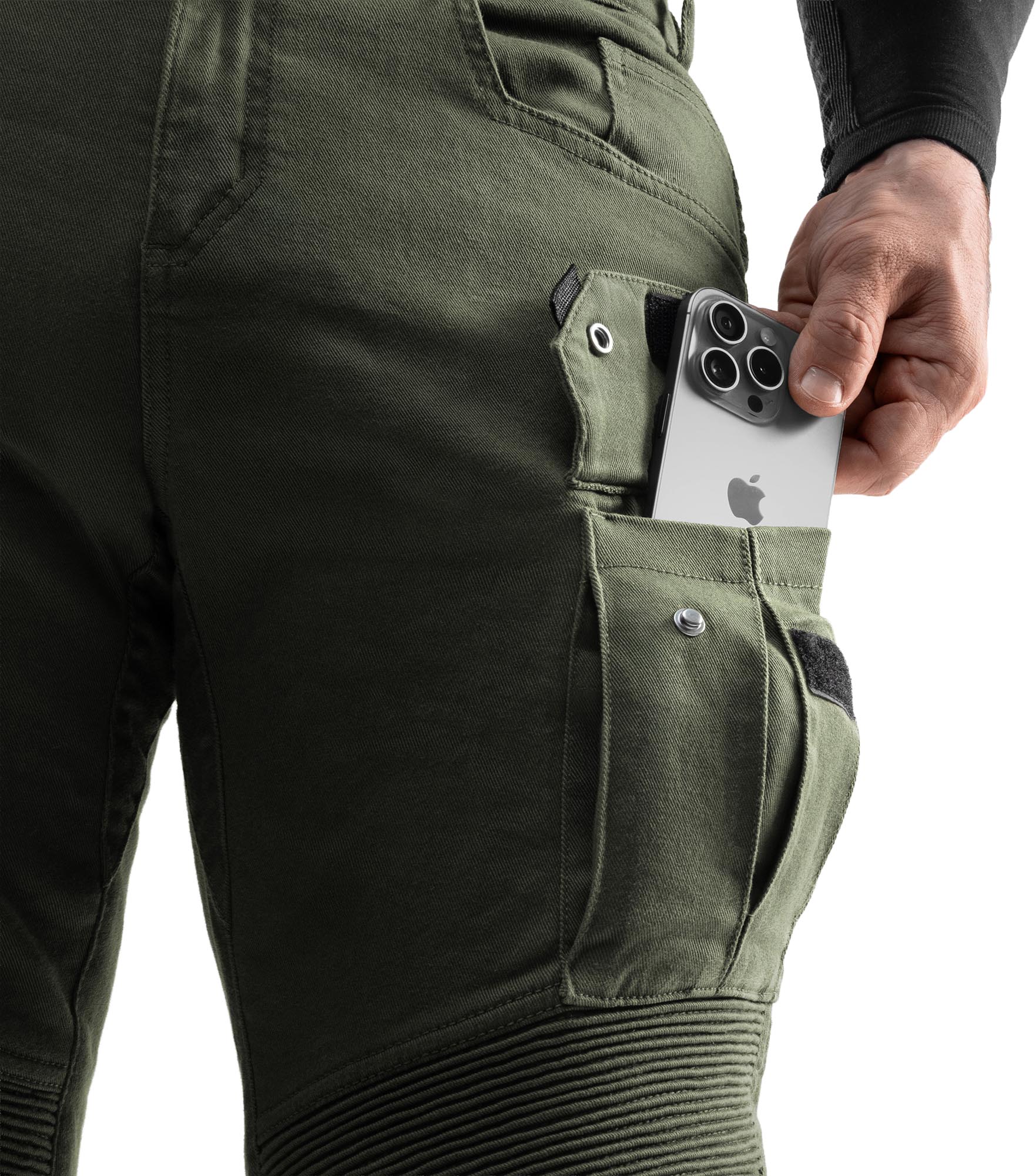 Rebelhorn Faster Motorjeans Olive 24/30 Figuur 9