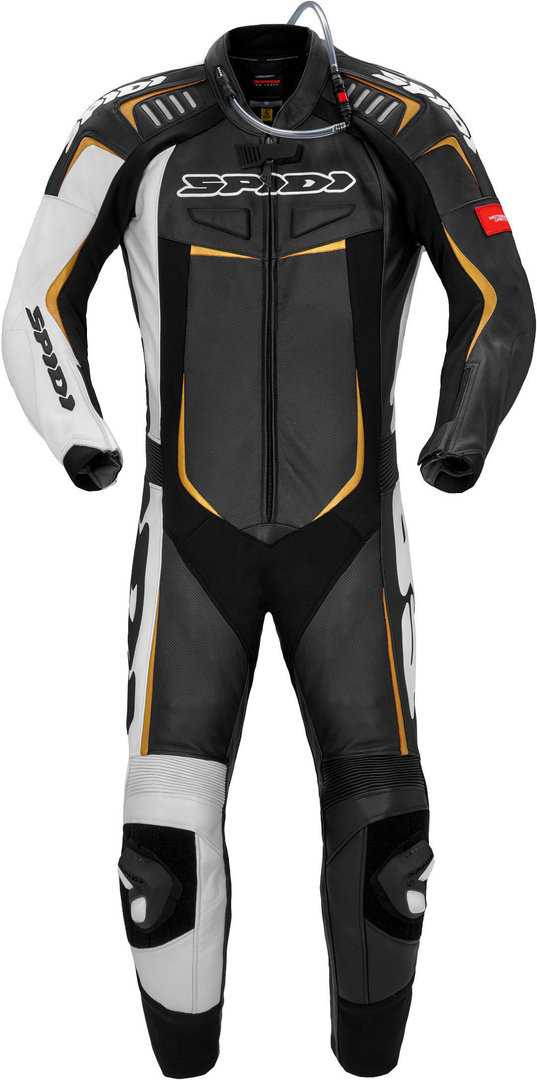 Spidi Track Wind Pro Ét stykke motorcykel læder dragt Sort/guld 60 Figur 1