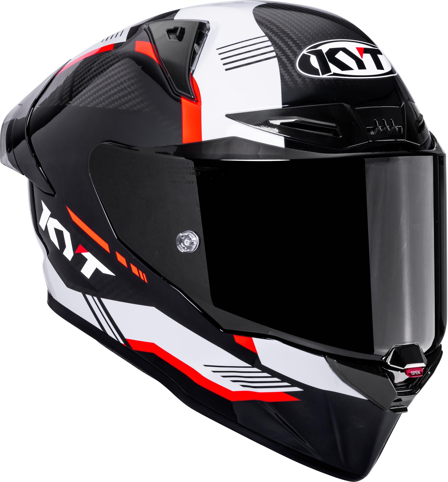 KYT R1R Carbon Zone Helmet carbon/red L (59/60) Figure 7