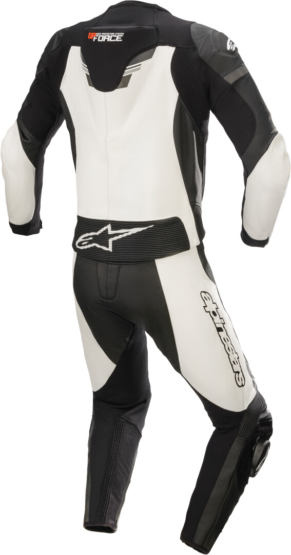 Alpinestars GP Force Chaser Costume en cuir de moto deux pièces Noir/Blanc 52 Figure 2