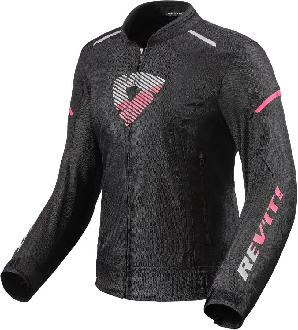 Revit Sprint H2O Dame motorcykel tekstiljakke sort/pink 46 Figur 1