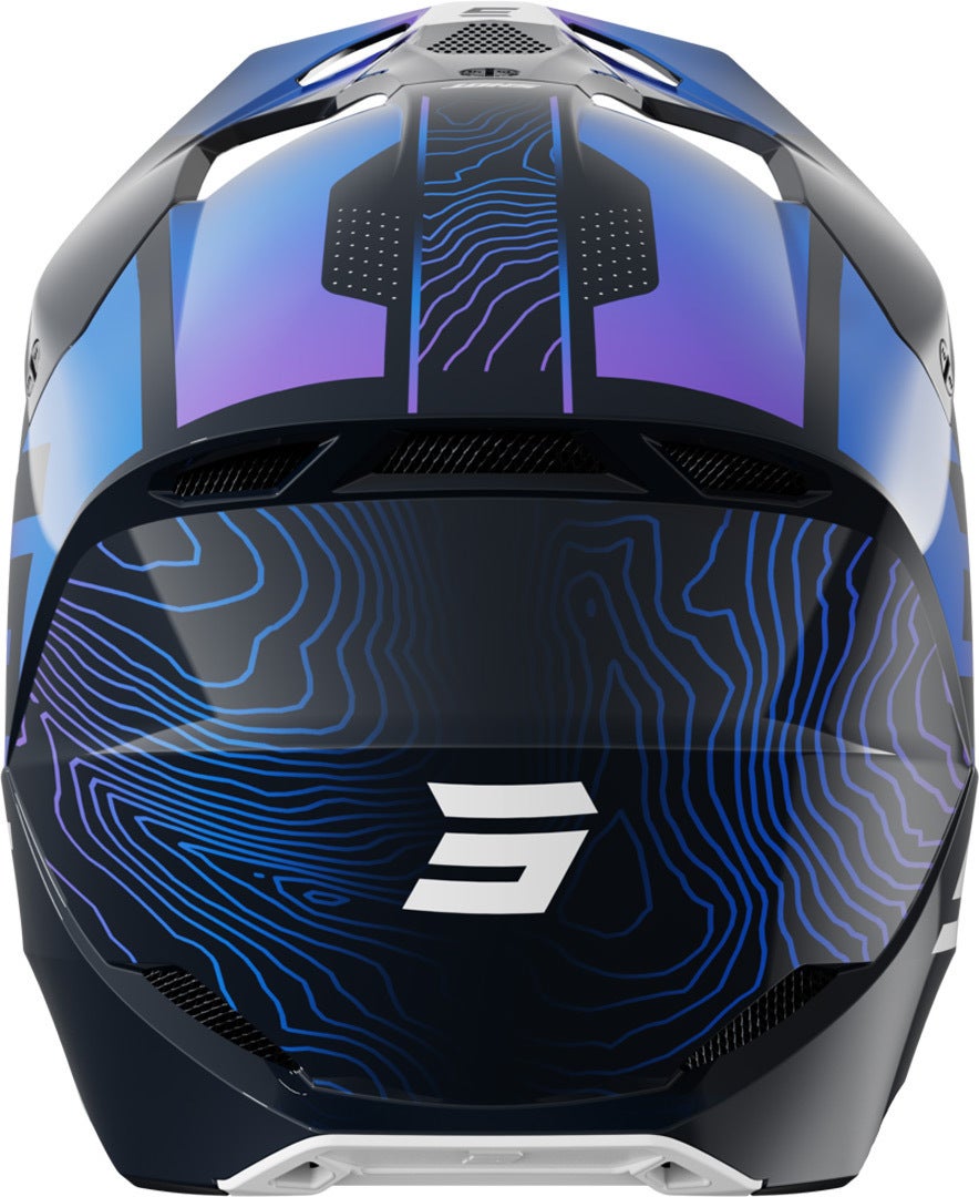 Shot Furious Apex Casco de motocross azul/blanco M (57/58) Figura 2