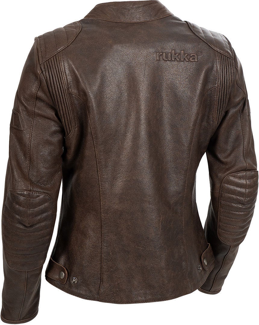Rukka Mehan Veste en cuir de moto de dames Marron 48 Figure 2
