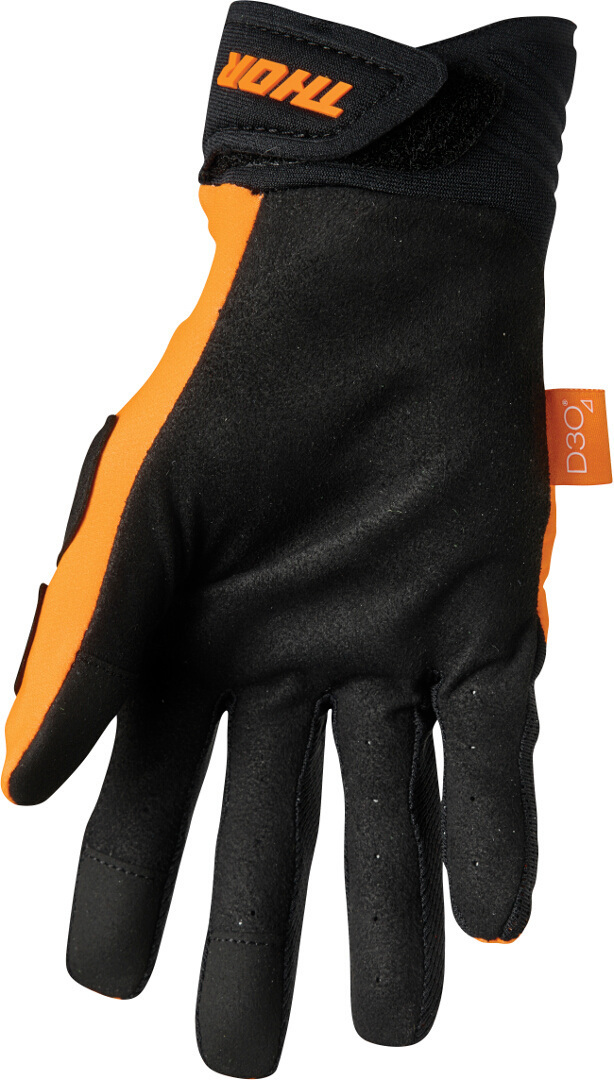 Thor Rebound D3O Motocross handsker orange/sort L Figur 2
