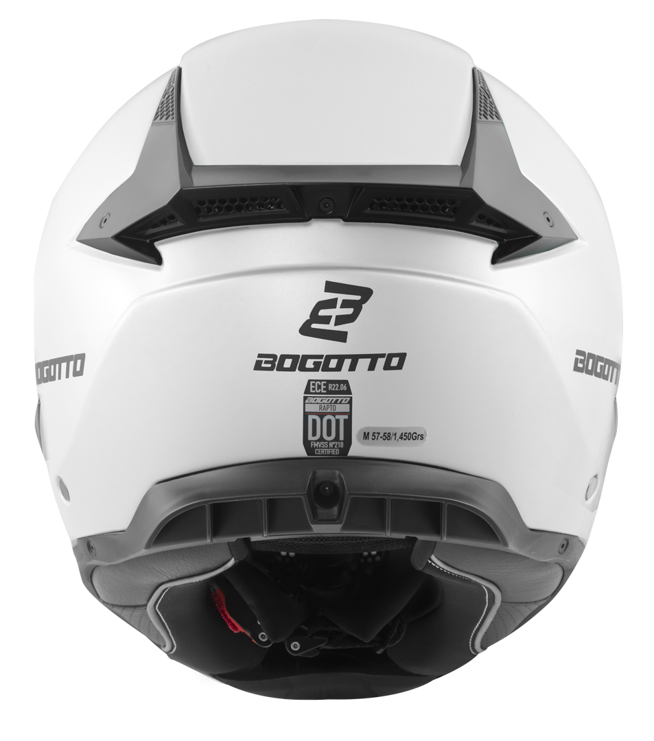 Bogotto Rapto Casco Blanco mate S Figura 8