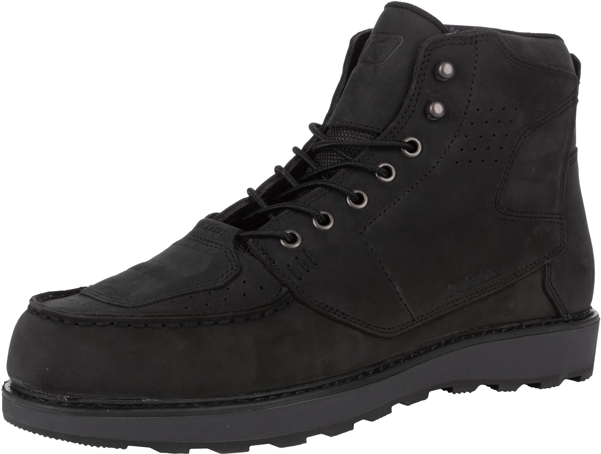 Side view of Klim Blak Jak 2026 perforated Leather Motorcycle Boots