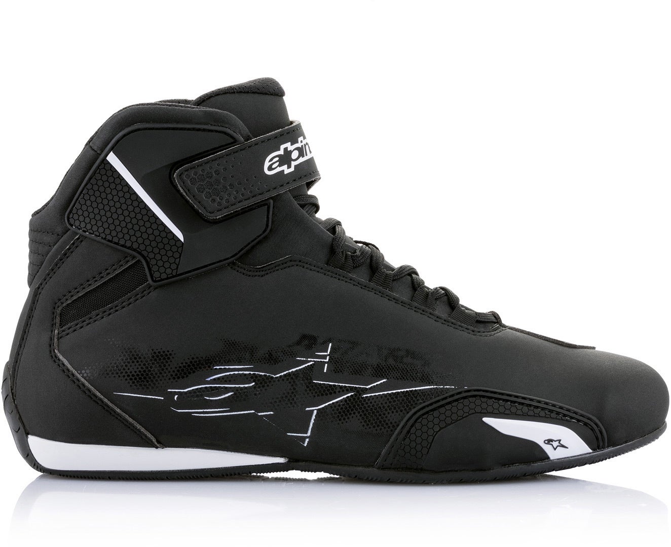 Alpinestars Sektor Motorcykel sko Sort/hvid 46 Figur 5