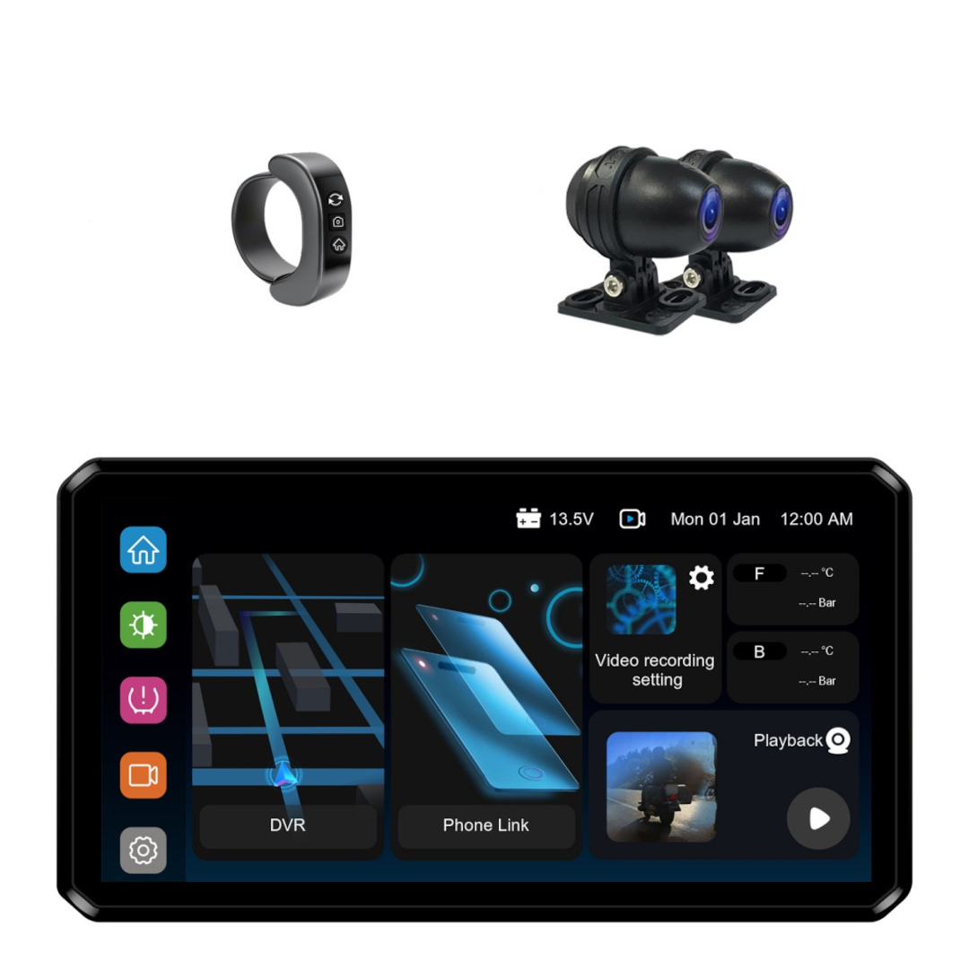 AlienRider M2S Motorcycle Multimedia System + Cameras Main article Figure 1