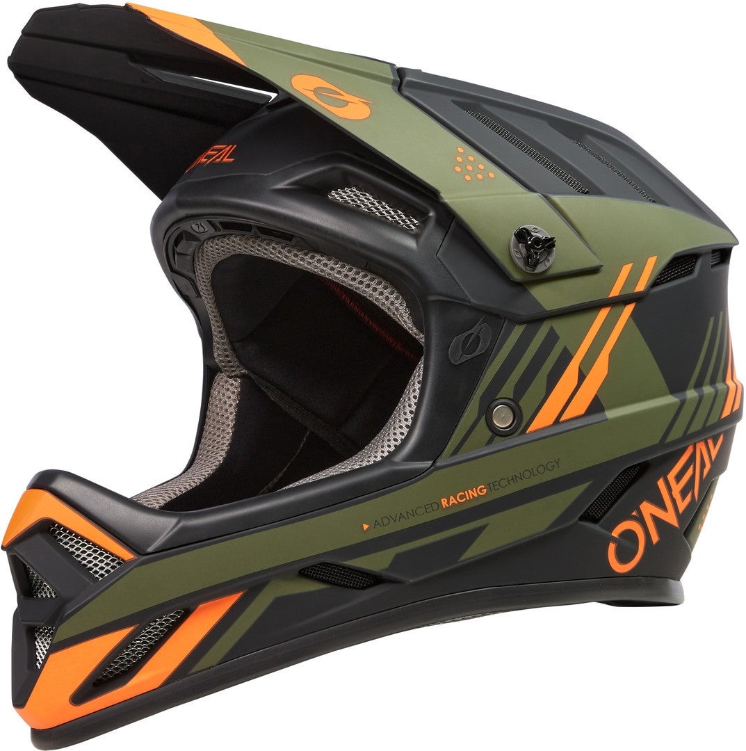Oneal Backflip Strike V.23 Downhill Helm schwarz/grün/orange  M (57/58) Abbildung 1