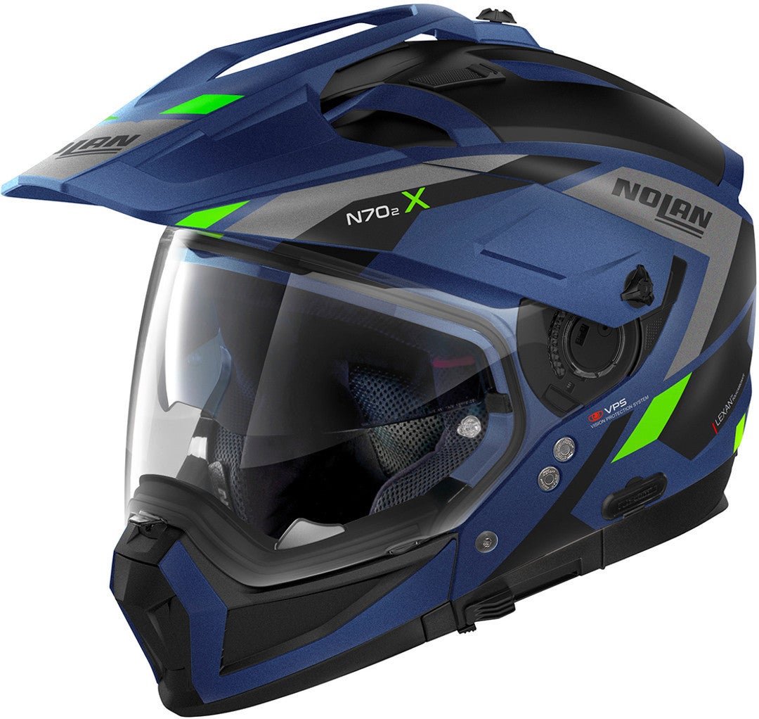 Nolan N70-2 X Grandes Alpes N-Com Casco blu/argento L (60) Figura 1