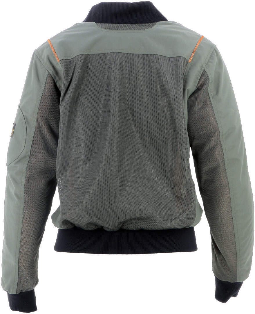 Helstons Elisa Damer Motorcykel Textil Jacka Khaki L Figur 4