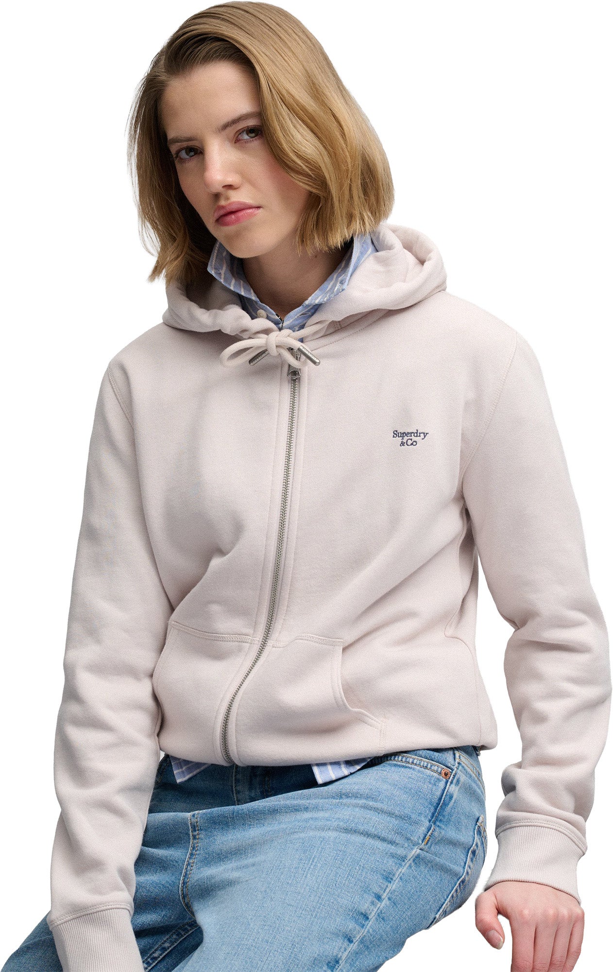 Superdry & Co Signature Ladies Jacket grey XL Figure 4