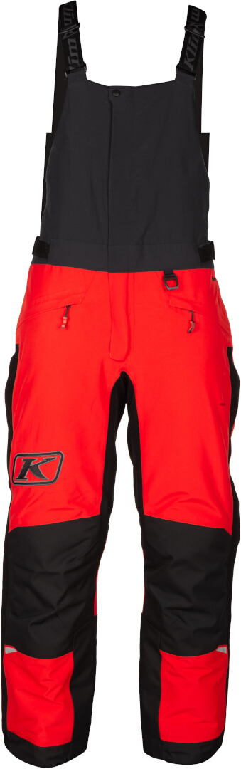 Klim Klimate 2022 Snowmobile Bib Pants black/red Short L Figure 5