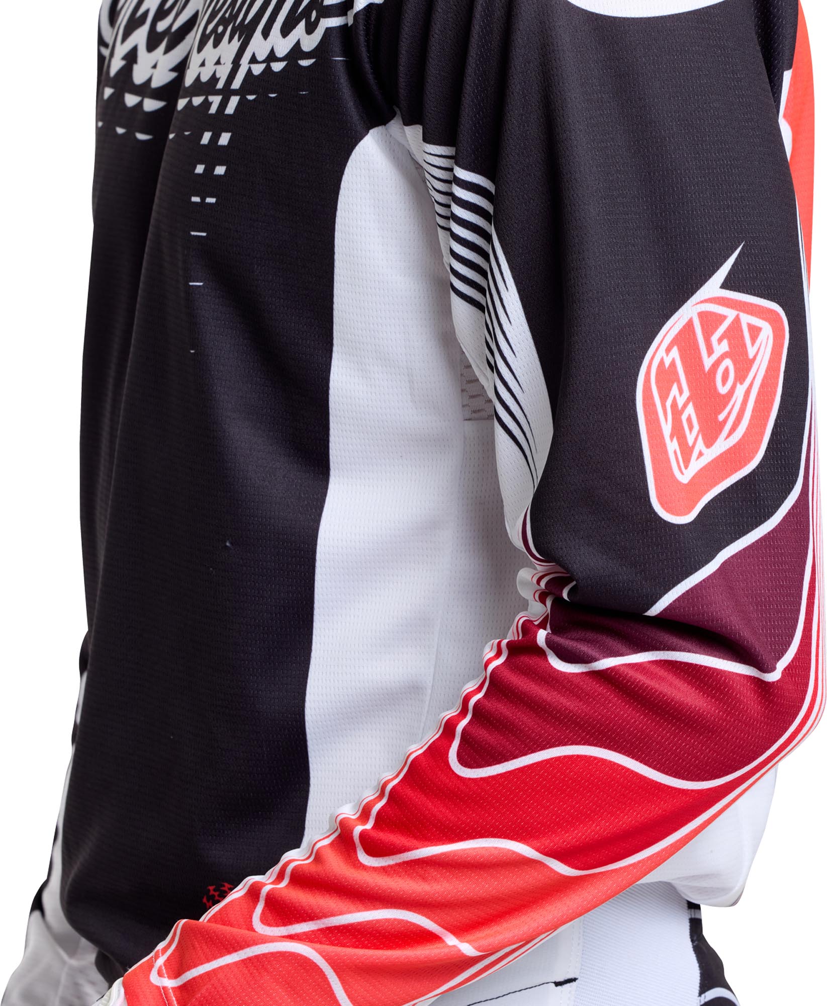 Troy Lee Designs GP Pro Stagger Motocross Jersey black/red XL Figure 7