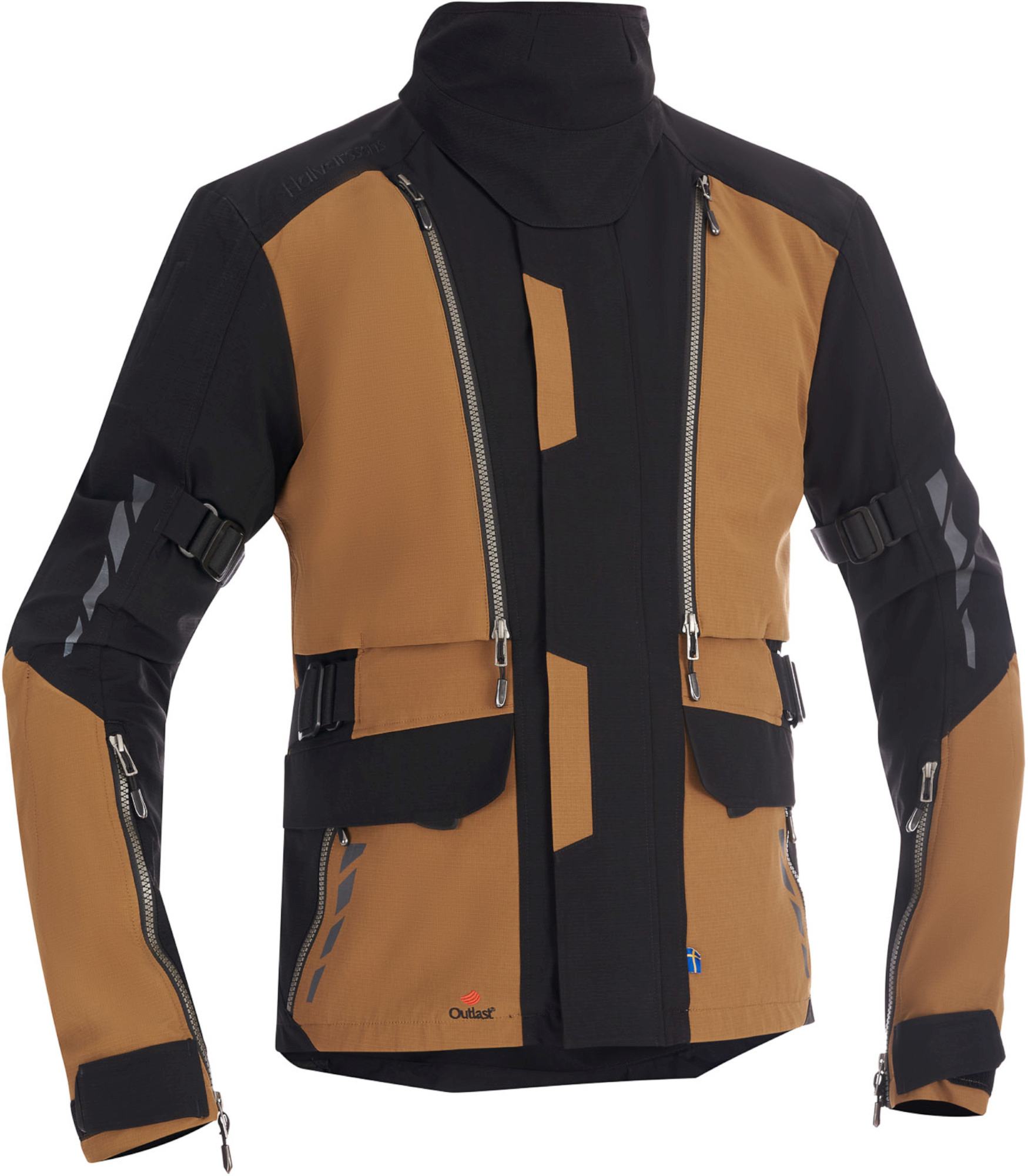 Halvarssons Vinvallen waterproof Motorcycle Textile Jacket black/bronze 62 Figure 3
