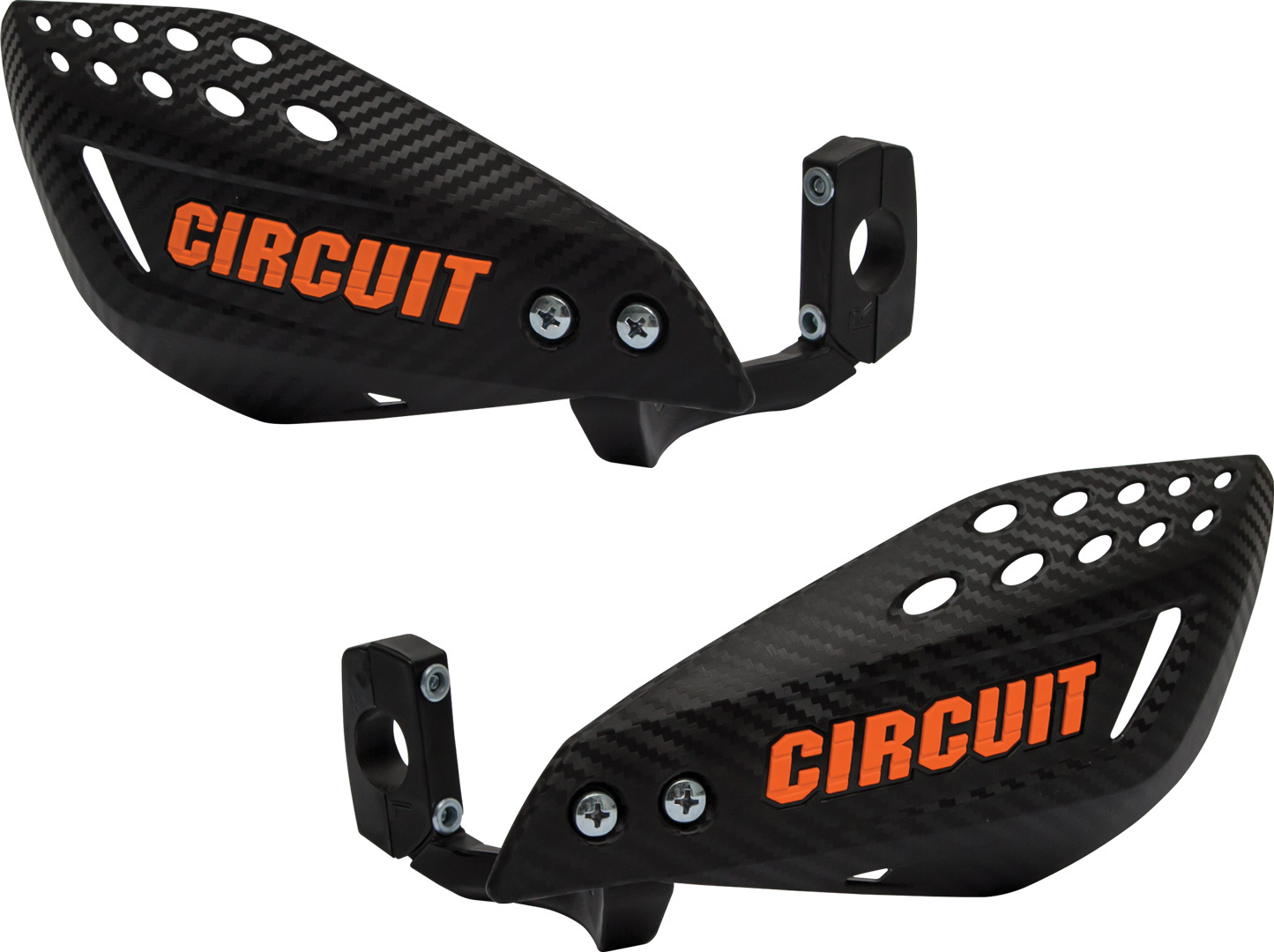 Circuit Equipment VECTOR Guarda de Mão Carbono/Laranja Figura 1