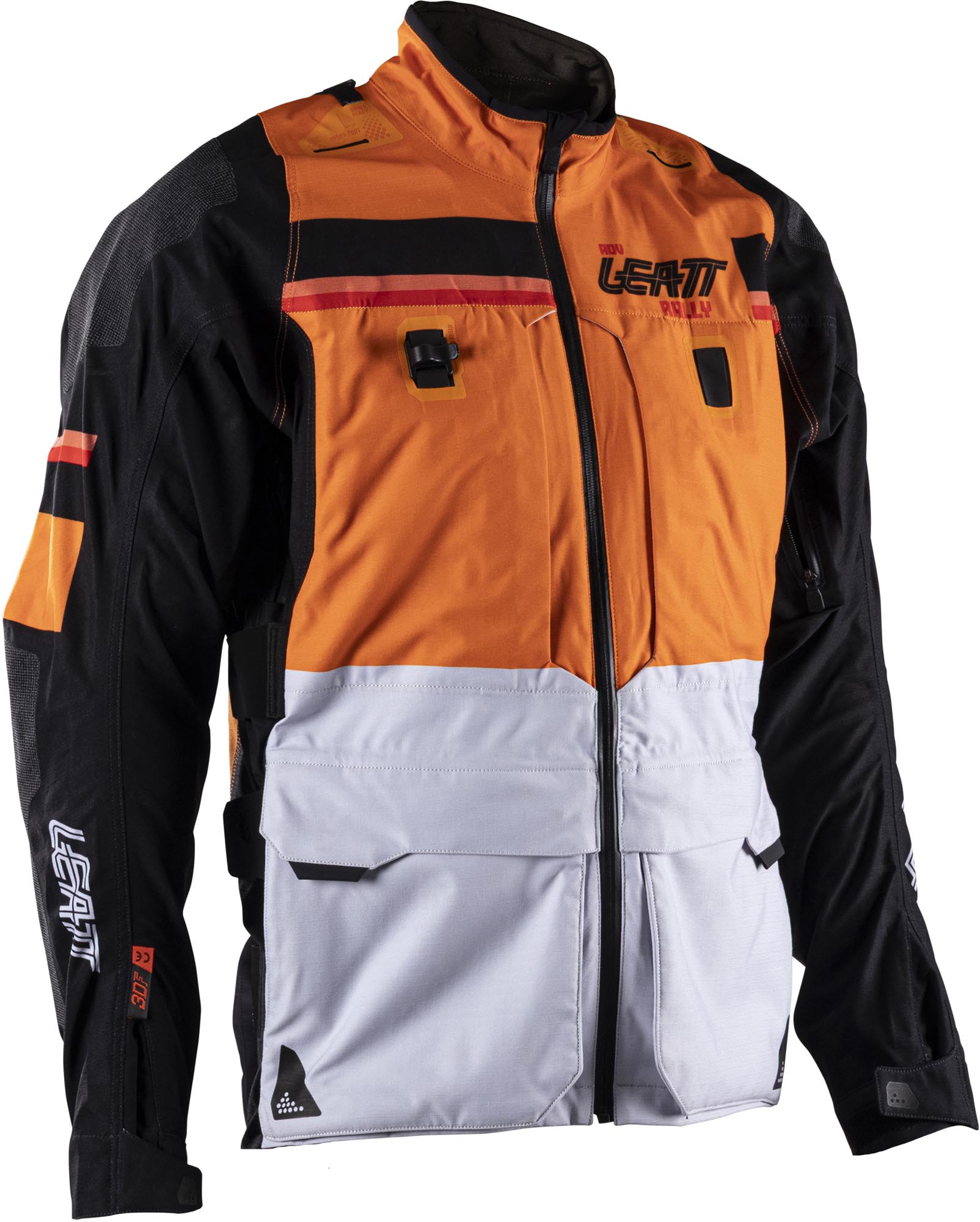 Leatt ADV Rally 7.5 HydraDri Veste textile imperméable orange/gris 3XL Figure 1