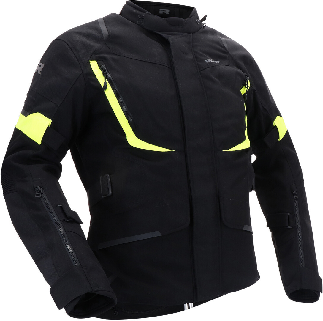 Richa Cyclone 2 Gore-Tex waterproof Motorcycle Textile Jacket black/yellow M Figure 1