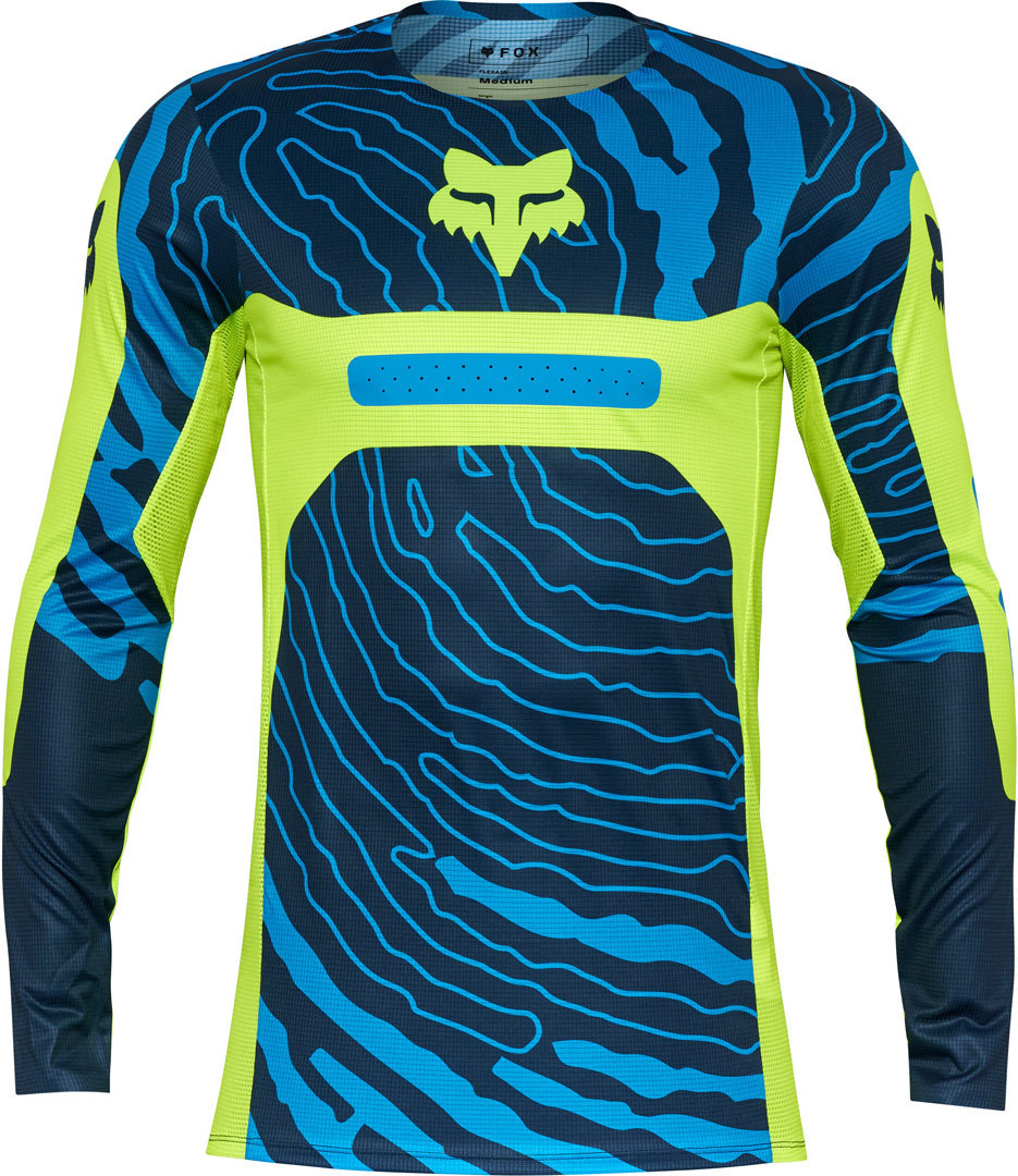 FOX Flexair Impression Motocross Jersey gelb L Abbildung 1