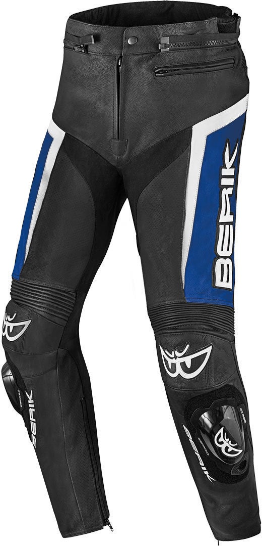 Berik Misle 機車皮褲 黑/蓝/白 52 图1
