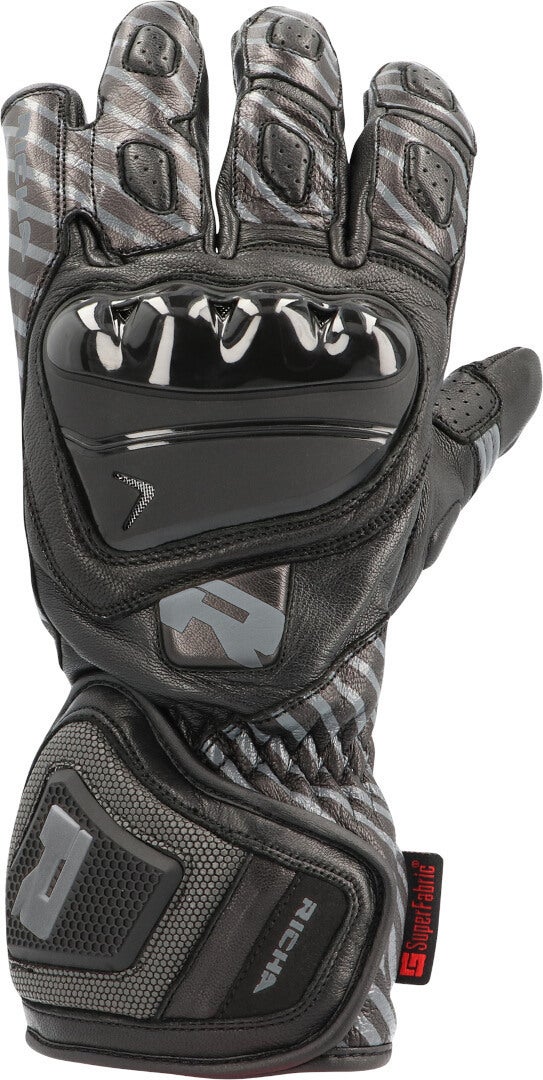 Richa Savage 3 Stripe perforerede motorcykelhandsker 3XL Figur 1