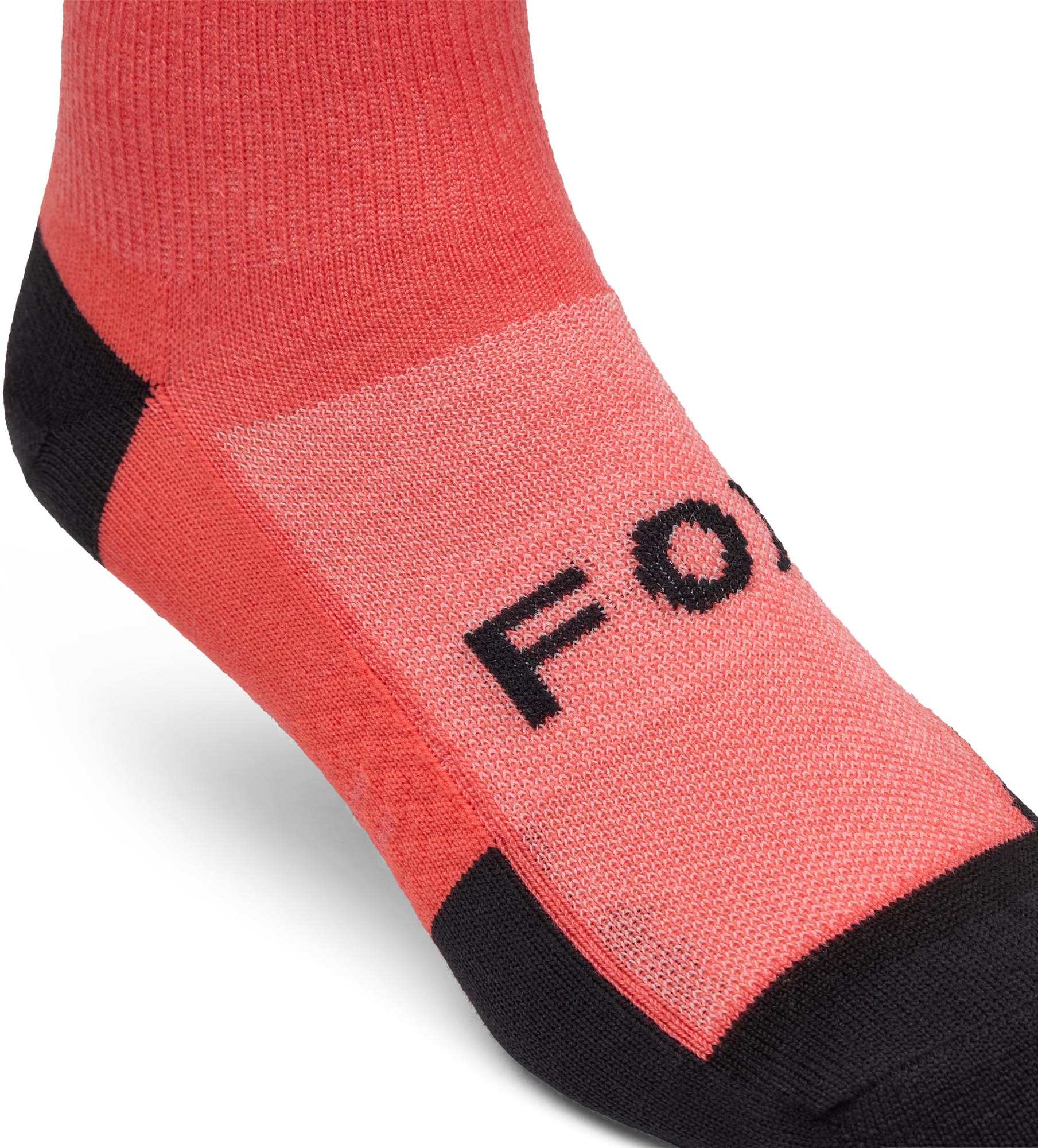 FOX 6" Flexair Merino Bicycle Socks hotpink S/M Figure 3