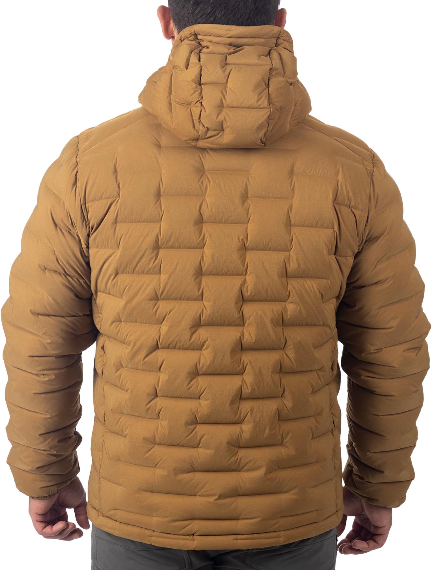 Klim Boulder Stretch Down Hooded Jacket brown S Figure 4
